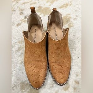Tan Lucky Brand Booties